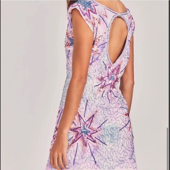 NWT LOVESHACKFANCY Sz 4 COLVILLE MINI DRESS - Picture 5 of 5